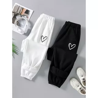 Calça De Moletom Estampada Heart Feminina Flanelada Escolha Sua Cor