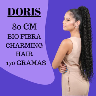 Apliques Rabo de Cavalo Cacheado Doris 80cm - Elsie 70cm - Grace 70cm - Liso 80cm - Bio Fibra/Orgânico