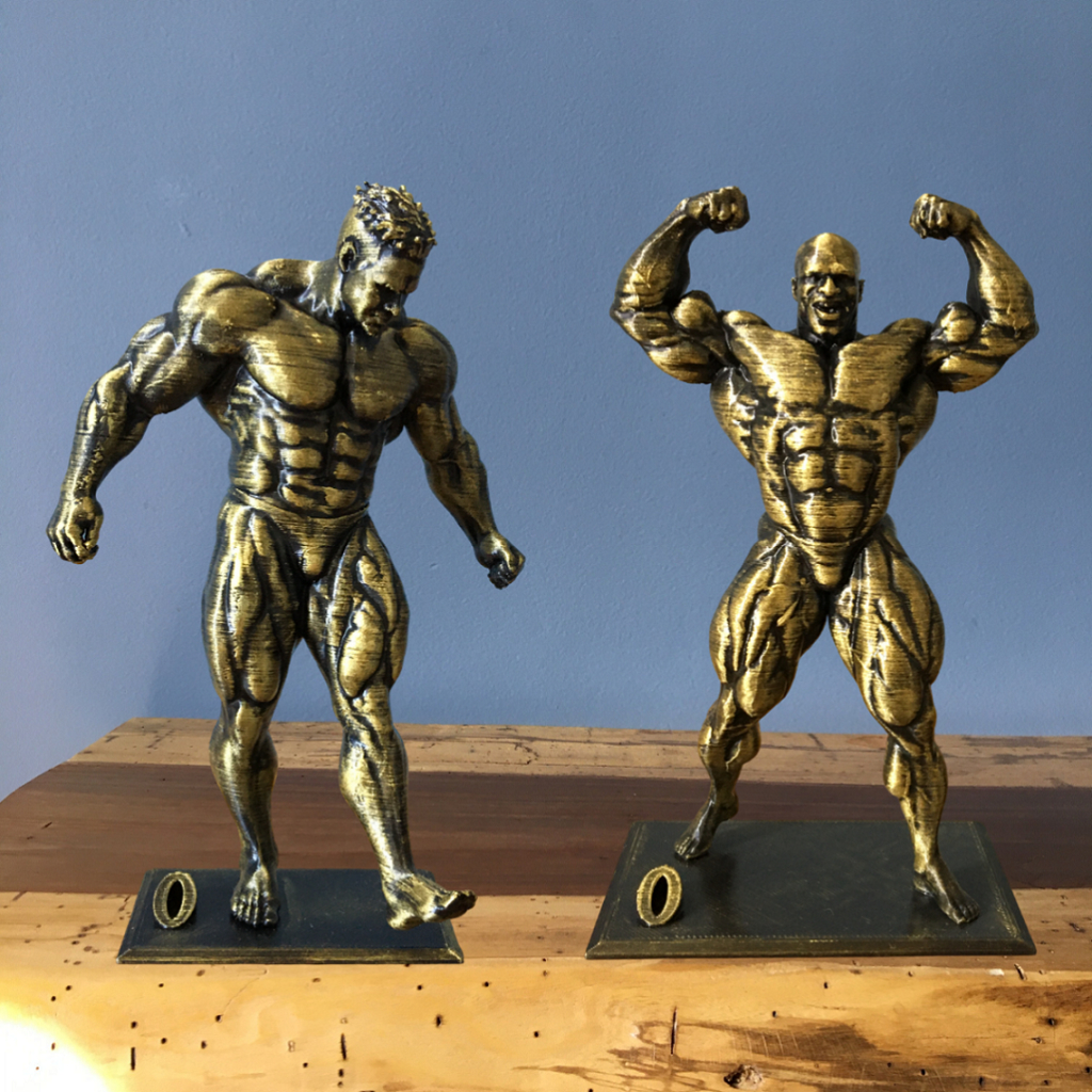 Kit Estátuas Arnold- Jay Cutler- Coleman Bodybuilder - Melhora o Preço