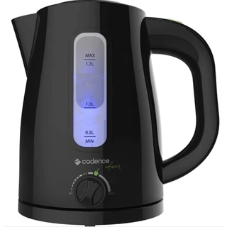 Chaleira Elétrica Cadence Infusion 1,7 Litros 1200W CEL550 Preto