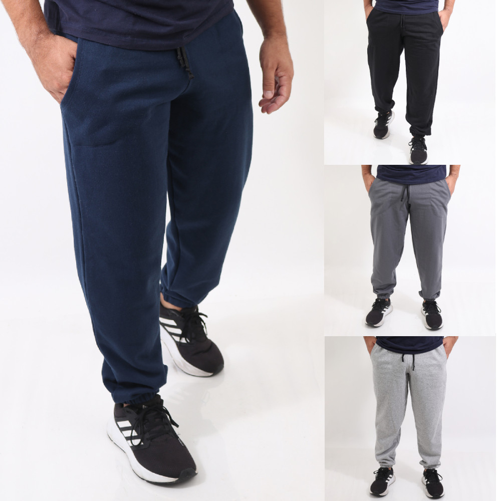 Calça de Moletom Pelúciada Masculina Grossa de Inverno frio