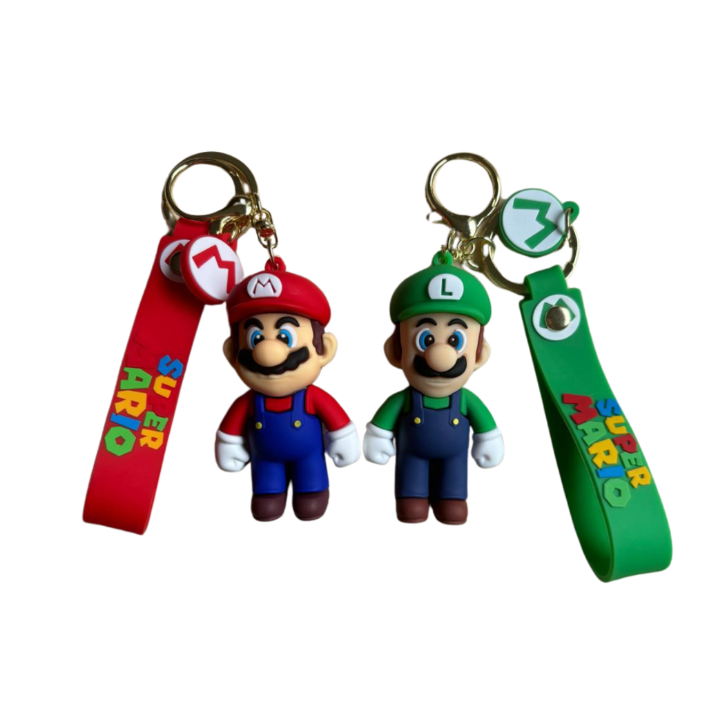 Chaveiro Super Mario e Luigi Emborrachado Premium - Pronta Entrega ...
