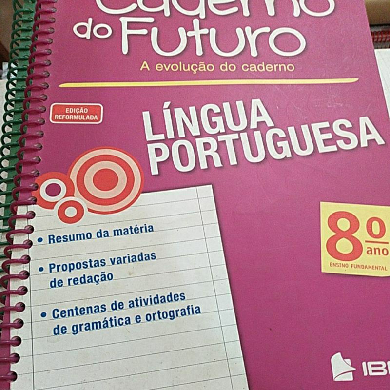 caderno do futuro língua portuguesa 8°ano | Shopee Brasil