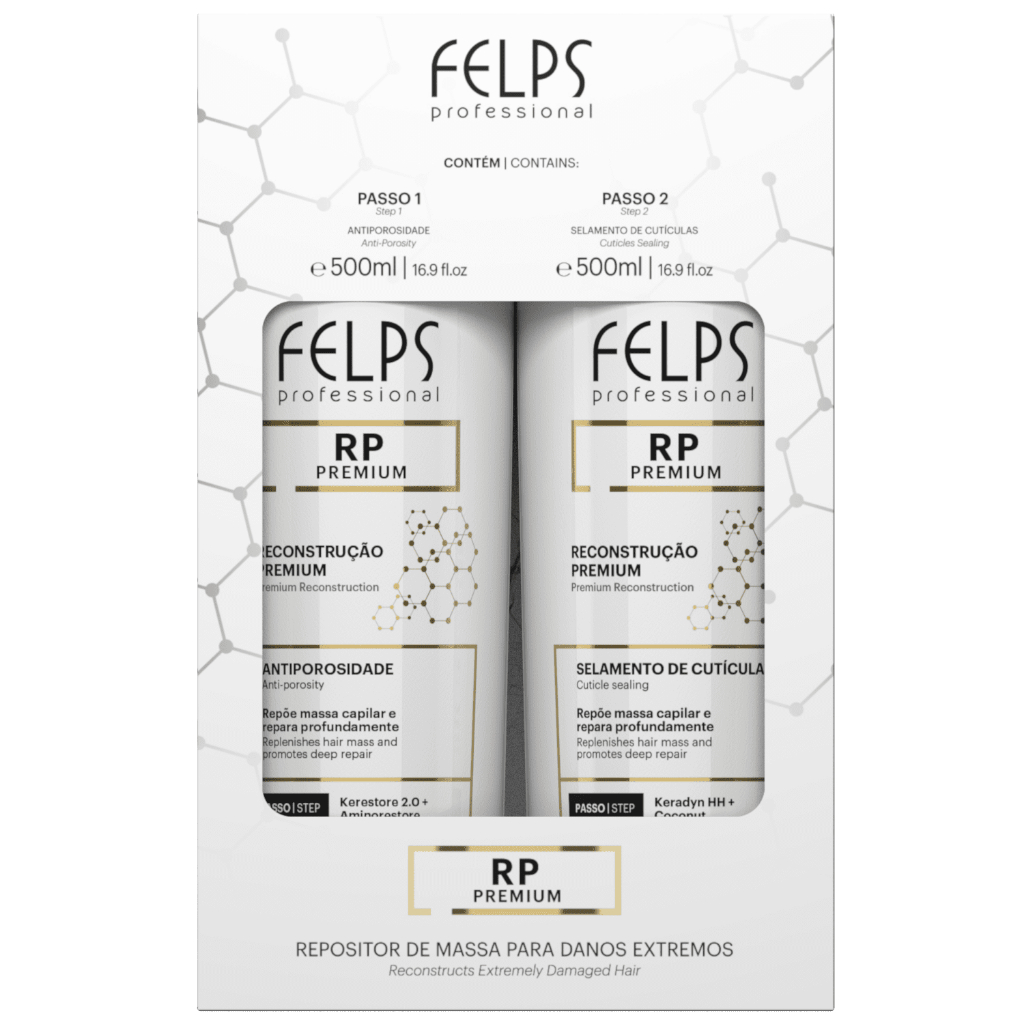 FELPS COLOR RECONSTRUCAO PREMIUM KIT DUO 2X500ML | Shopee Brasil