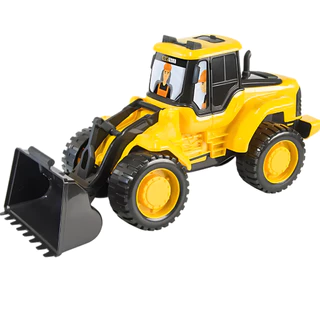Trator Pá Carregadeira Grande 38 Cm Escavadeira Articulável Brinquedo Carrinhos Infantil Meninos