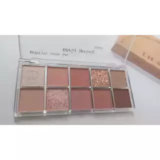 Dikalu 10 Cores Sombra De Olho Perolado Mate Terra Cor Brilhante Paleta Sequências De Pigmentos De Maquiagem De Longa Duração