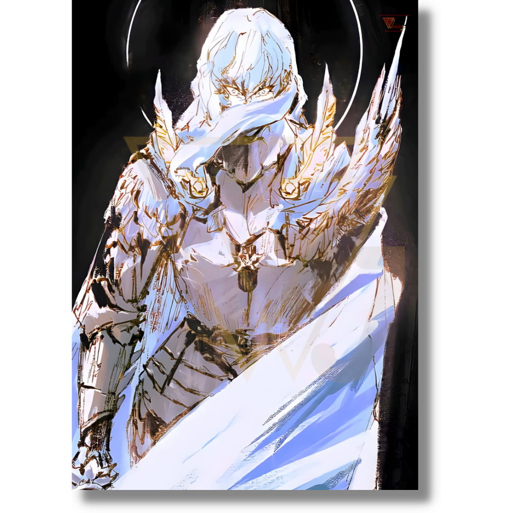 Pôster Adesivo Griffith Anime Berserk Qualidade Premium A4