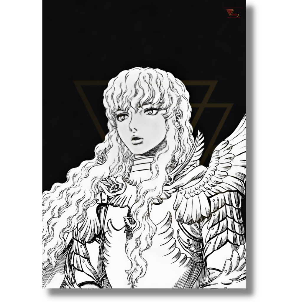 Pôster Adesivo Griffith Anime Berserk Qualidade Premium A4