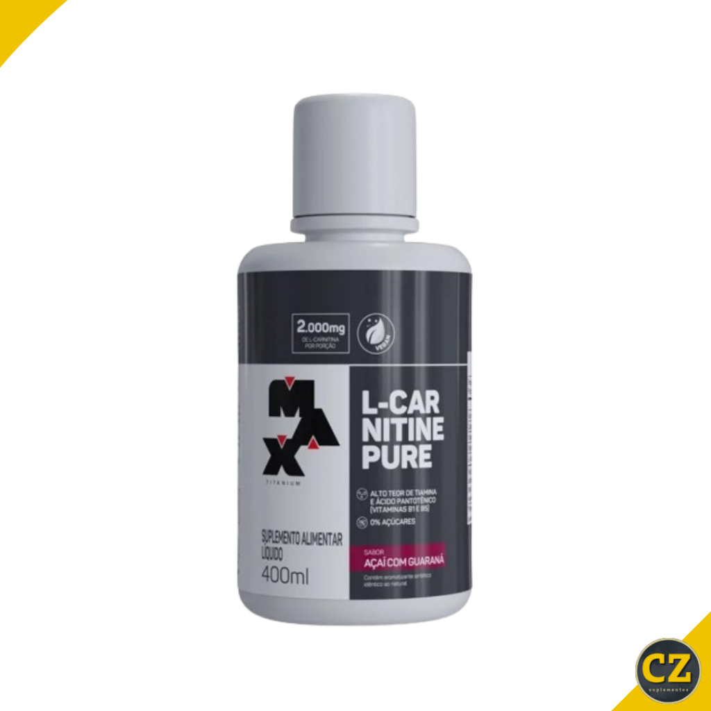 l carnitina 2000 max titanium L-Carnitina Pure 2000 (400 Ml) - Max Titanium