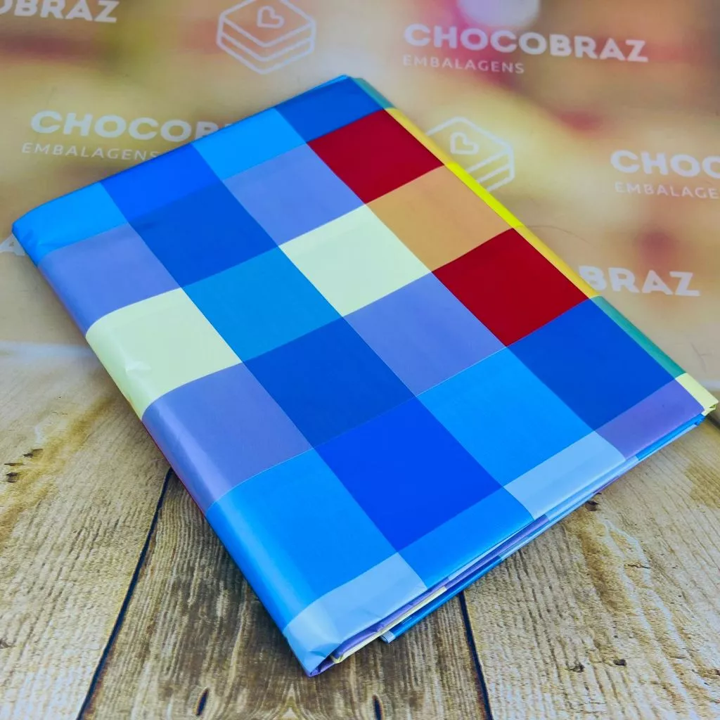 10~50 Toalhas Xadrez Colorida