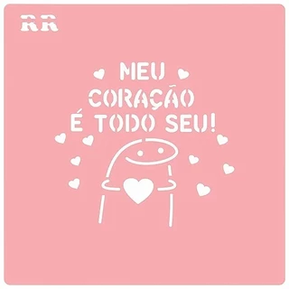 Stencil para Bentô Cake - Flork - Ref 4000 - 1 unidade - RR Cortadores - Rizzo em Oferta na Shopee