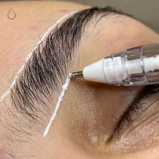 Kit 5 Caneta em gel branca, ( não machuca a pele), ótima pigmentação, Perfeita para Sobrancelhas