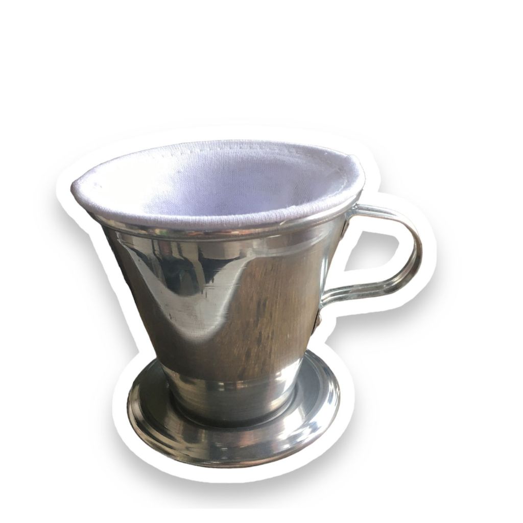 Coador Porta Filtro Alumínio Café Compacto Caneca Copo Uso Diário ...