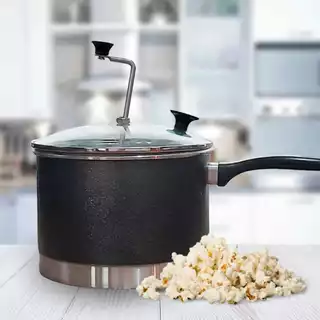 Pipoqueira com tampa de vidro *ENVIO SHOPEE XPRESS*