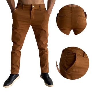 Calça De Sarja E Jeans Masculinas Diversas Cores E Tamanhos