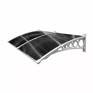 Kit Toldo 1,20x0,70m (4mm) - em Policarbonato - Modular - Escolha a cor!