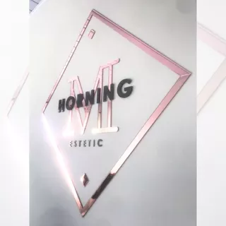 Logotipo Personalizado Acrílico Personalizada Decoração clinica estética Logo acrílico logomarca