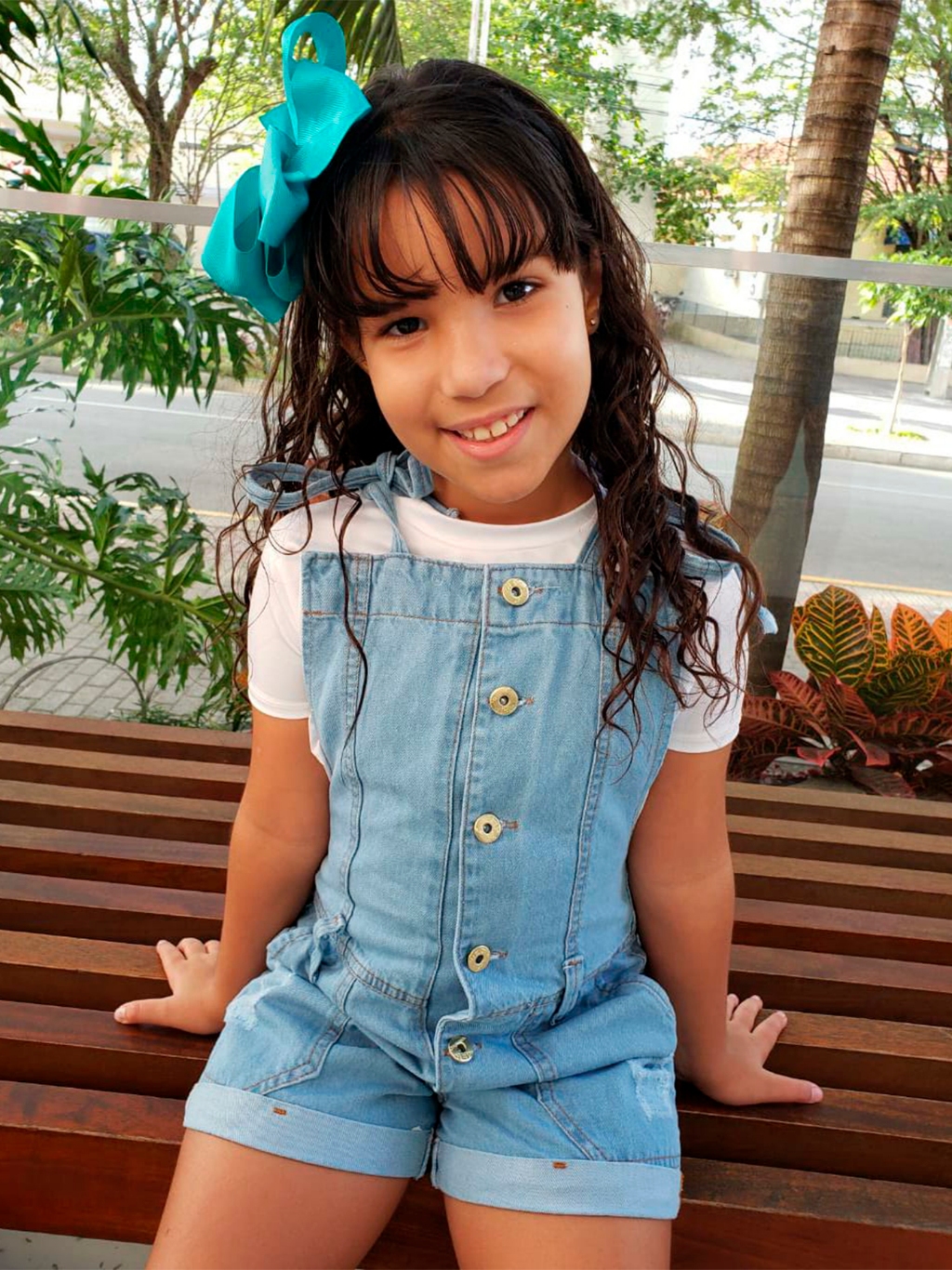 Jardineira Jeans Infantil Menina a 16 Anos Promoção Moda