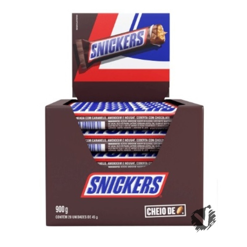 Snickers Tradicional Original Chocolate e Caramelo 45g Mars SNICKERS ...