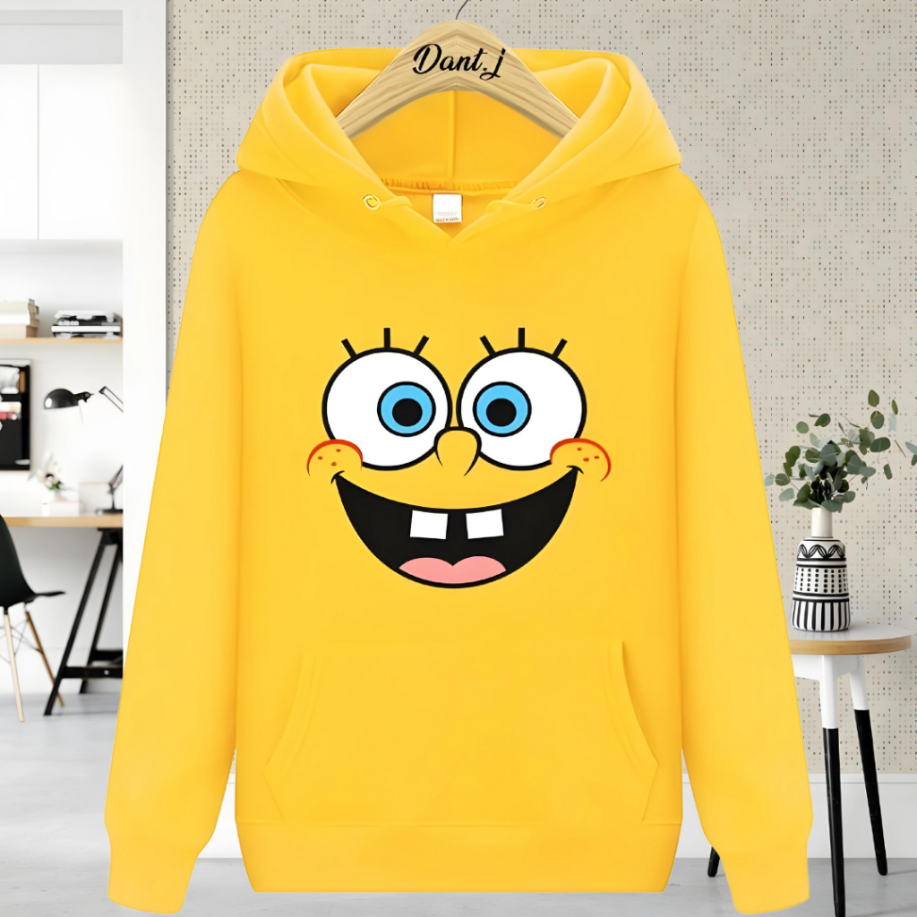 Blusa De Frio Moletom Masculino Bob Esponja Desenho Animado