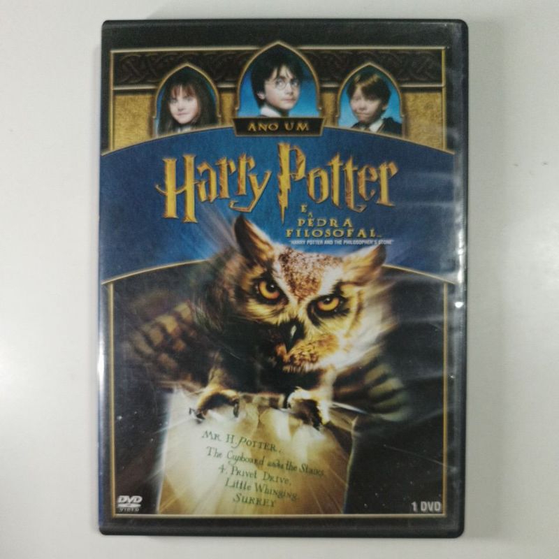 Dvd Harry Potter e a Pedra Filosofal | Shopee Brasil