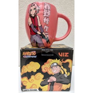 Caneca Bulging oval Sakura Konoha - Naruto Shippuden - Café Chá Sopa Piticas 550ml