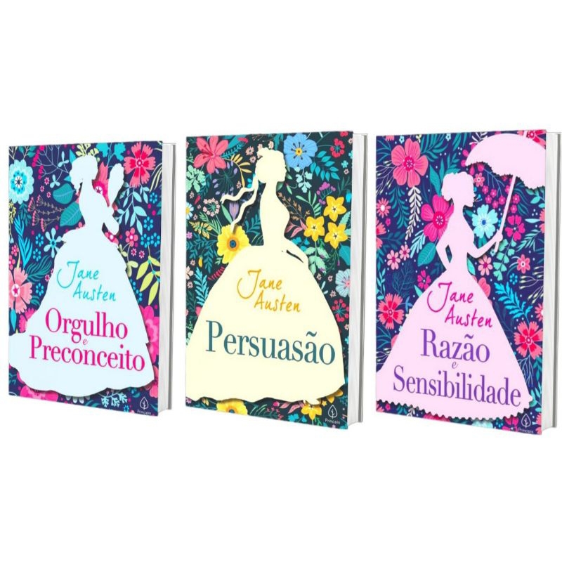 kit Jane Austen edição de luxo - 3 Livros