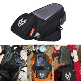 Alforge Bolsa Mala De Tanque Universal Para Moto Motocicleta Com Imã Telefone Celular À Prova D'água