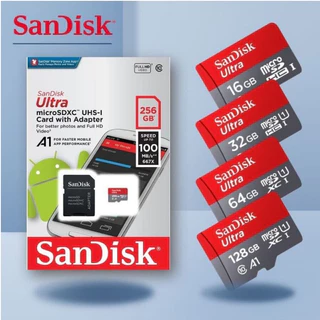 Cartão De Memória Sandisk Ultra A1 Classe 10 8gb / 16gb / 32gb / 64gb / 128gb