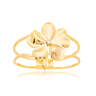 Bracelete fechado de flor