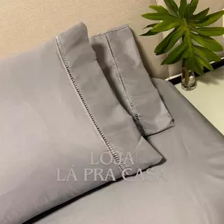 Jogo de Lençol Queen 03 Peças 400 Fios Roupa De Cama e Fonhas Micropercal Ponto Palito em Oferta na Shopee