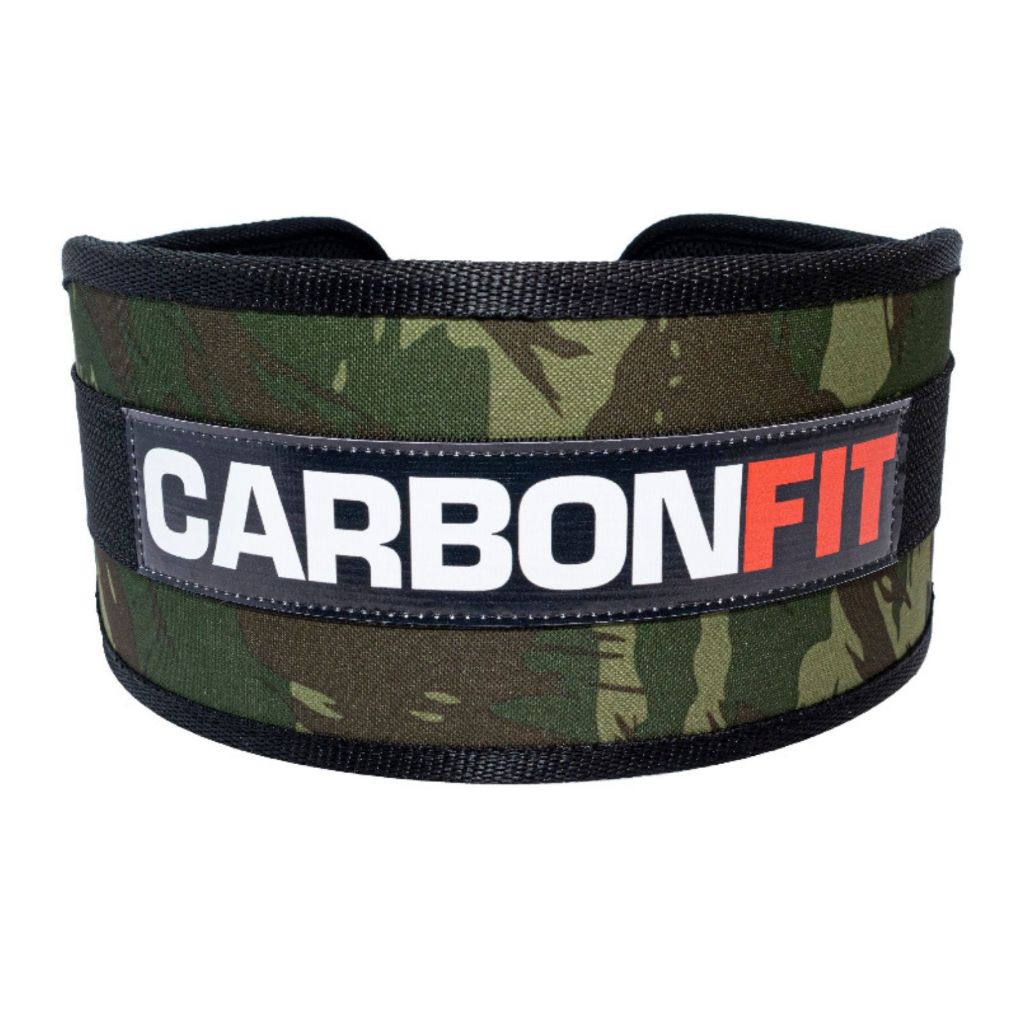 Cinturão Couro Academia Musculação Bodybuilder CF CARBONFIT