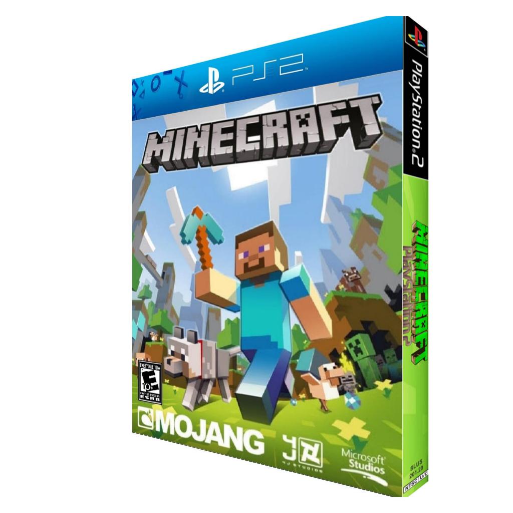 Jogo MINECRAFT / Versão 2024 / Playstation 2 / Midia Fisica / CAPA Box ...