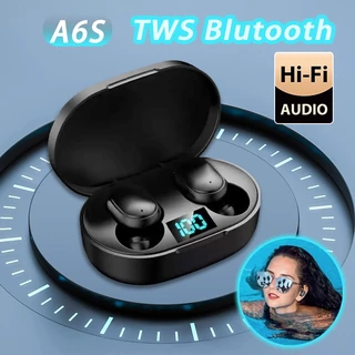 Fone ouvido Airdots Bluetooth Visor de LED