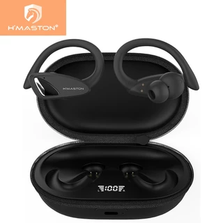 H'maston Fone De Ouvido Sem Fio Tws Com Luz Led 15h Rs-53 fone sem fio bluetooth original em Oferta na Shopee