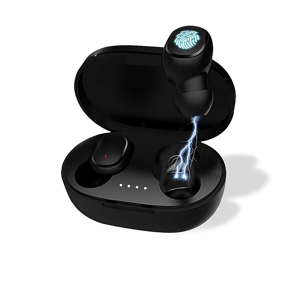 Estojo de recarga com luz LED do fone H'maston