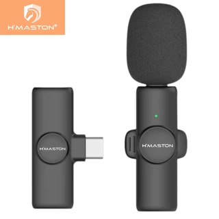 H'maston MK03/04 Microfone Lapela Celular Bluetooth Para iPhone Android Tipoc Iphone IOS