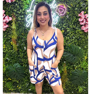 Macaquinho Feminino Malha Plus 42 ao 50
