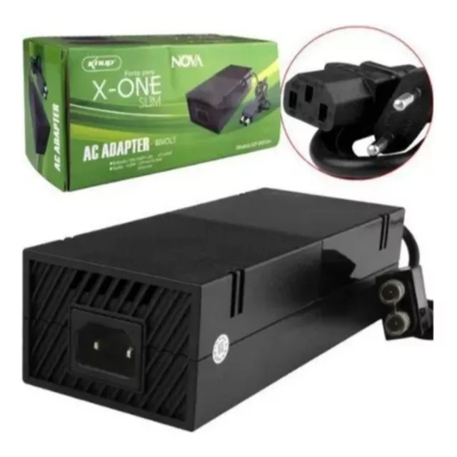 Fonte de Alimentação para Xbox One Bivolt Carregador 165w Potência