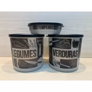 TUPPERWARE REFRI LINE REDONDO - LINHA POP BOX - 3 PEÇAS