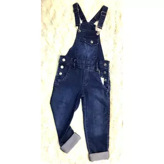 Macacão Calça Masculino Infantil Jeans - Super Cofortável
