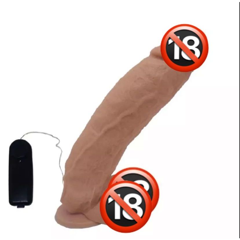 Penis Enorme Grande Grosso Aproximadamente 28X6cm Vibrador Escroto Ventosa