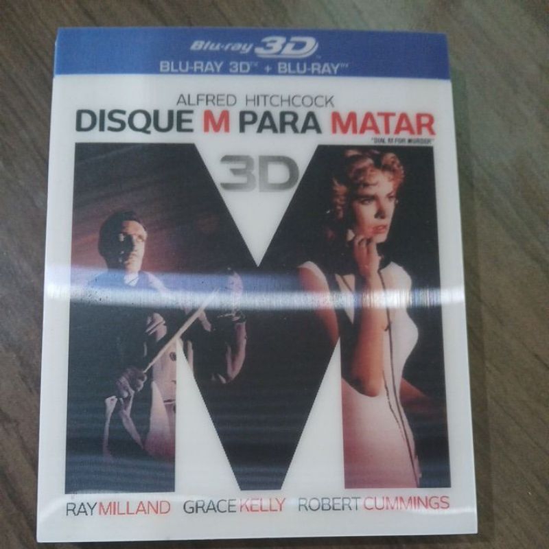 Disque M para Matar - 3D e 2D , 1 disco blu-ray c/ Luva em Relevo 3D ...