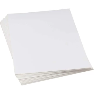 Vinil Branco Matte Fosco Adesivo 120g para impressora Jato de Tinta Formato A4 20 folhas à prova d'água