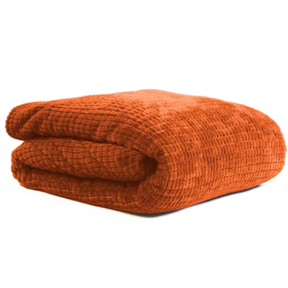 Manta Queen 280gr m² Aveludada Com Relevo 2,20 m x 2,50 m Cobertor Jacquard