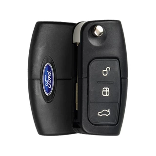 Carcaça Chave Canivete Ford Focus New Fiesta Ecosport 3 Botões em Oferta na Shopee