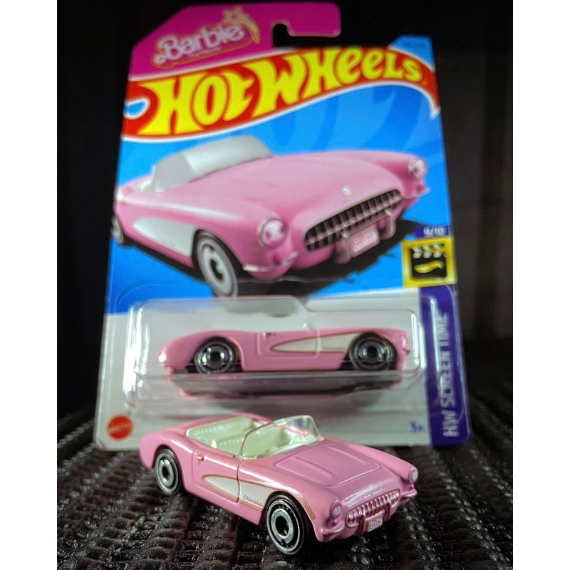 Barbie Corvette Hot Wheels Carro em miniatura colecionável