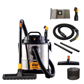 Aspirador de Pó e Água WAP GTW Inox 20 Bico Múltiplo 1600W 127V