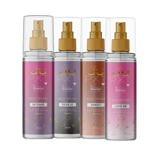 Kit Body Splash Vegano Face Beautiful Colônia 200ml By JUPXT
