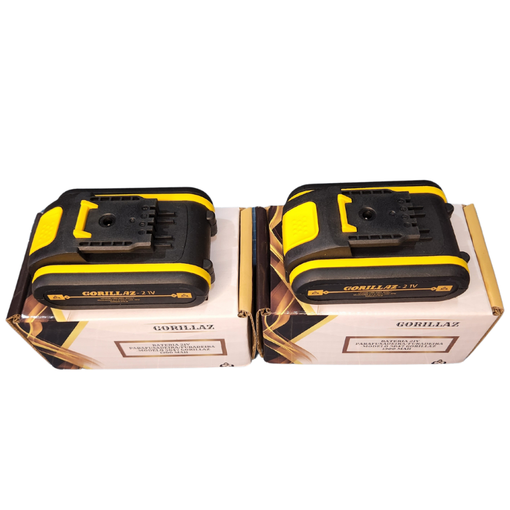 Kit Bateria de Lithium 21V para Parafusadeira e Furadeira Gorillaz